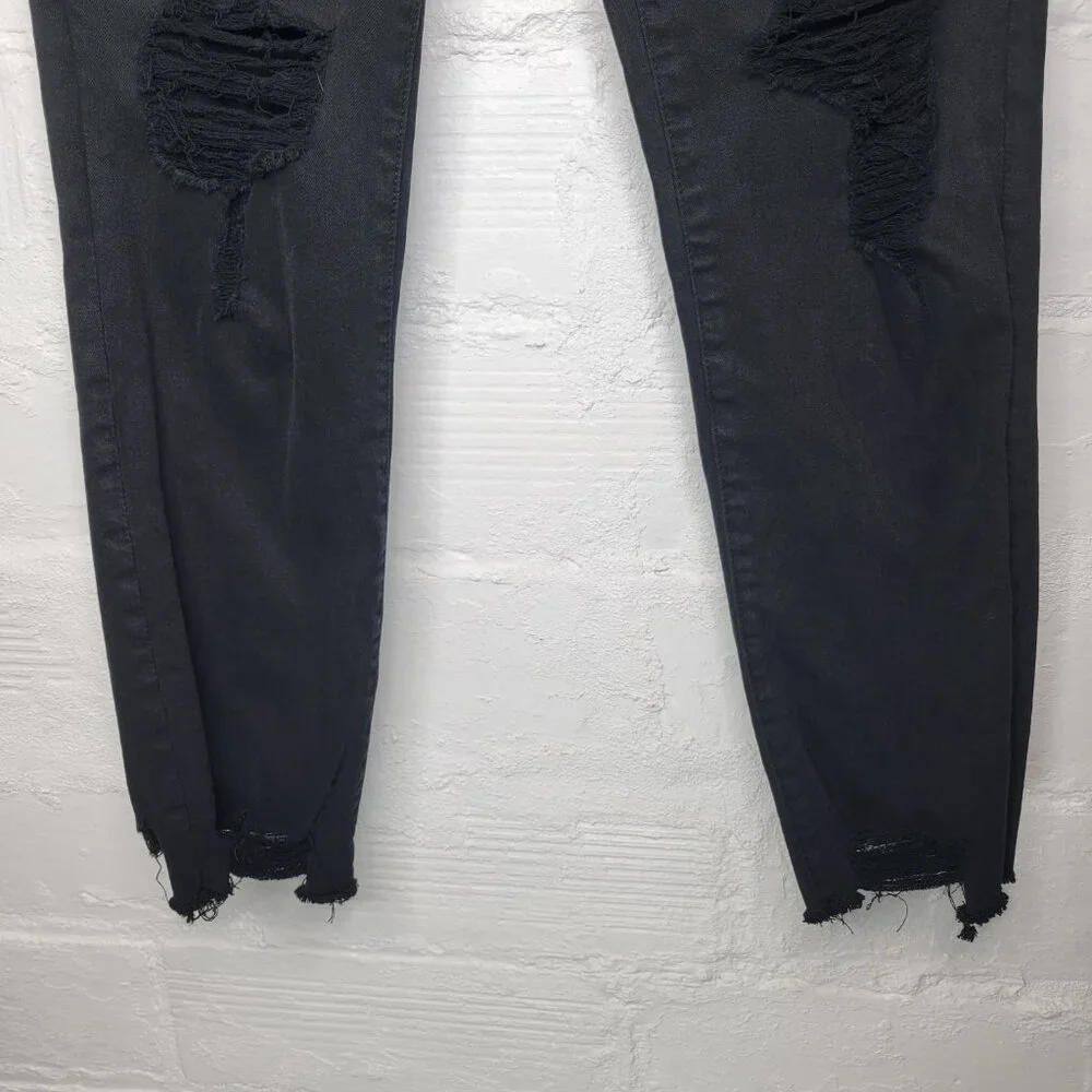 Kut From The Kloth Women's Size 6 Jeans Reese Fab Ab Ankle Straight Leg Black - Picture 6 of 9